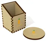 'Pineapple Tropical Fruit Illustration Drawing' Desk Tidy (DT00102583)