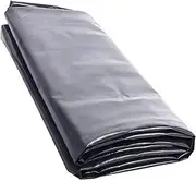 0.13MM/5Mil Pond Liner Impermeable Pond Membrane Heavy Duty Underlay for Fish Ponds, Fountains, Waterfall and Artificial Lake, Black Pond Liners Foldable(4x4m(13.1x13.1ft))