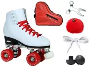 Epic Skates Classic High-Top Quad Roller Skates Bundle