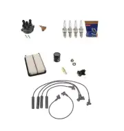 Toyota Truck 4Runner 2.4L Tune-Up Kit Wires+Cap+Rotor+Spark Plugs+Air+Oil+Fuel (for: Toyota)