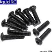 HPI 100559 Button Head Screw M3x14mm Hex Socket (10)