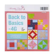 Matildas Own Back to Basics 4G Patchwork Template Set 7 Pieces