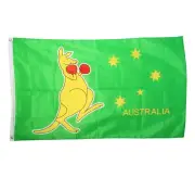 HEAVY DUTY Large Boxing Kangaroo Flag Australian Aussie Outdoor Australia AUS