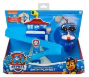 Paw Patrol Water Rescue Bath Playset - Includes Chase Vehicle