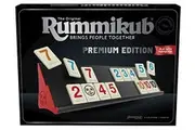 Rummikub Premium Edition by Pressman - Features Racks - Large Number Engraved Tiles and a Storage Bag for The Ultimate Rummikub Experience by Pressman , Silver