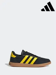 adidas Black/Yellow Breaknet Sleek Trainers (E40373) | $115