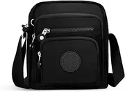 [NEWIROVE] Shoulder Bags Women's Sporty Shoulder Bag Women's Nylon Shoulder Bag Women's Medium Shoulder Bag Women Handbag with Many Compartments for Women Shopping, Travel, Sporty