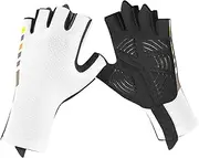 [Generic] Bike Gloves for Men Cycling - Half Finger Workout Mittens - Cycling Bicycling Gloves Mountain Bike Anti Slip Absorbing Breathable Accessories for Men