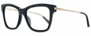 Chopard SCH272S Designer Reading Glasses Gloss Black Gold Silver Gemstone Accent