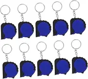 LOORGVEL 10pcs Portable Keychain Tape Measure Retractable Small Measuring Tapes for Sewing Tailoring Craft Supplies Durable Accurate Measurements