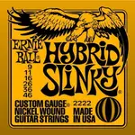 ☆唐尼樂器︵☆美國原裝 ERNIE BALL 2222 09-46 HYBRID SLINKY 老鷹牌防潮包裝電吉他弦