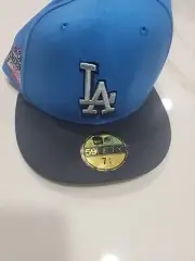 New Era Los Angeles Dodgers 59FIFTY Fitted Hat Cap 1981 World Series Patch 7 3/8