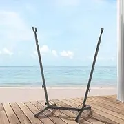 Gardeon Hammock Chair Stand Metal Frame Outdoor Heavy Duty Black