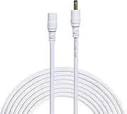 Liwinting 5 m / 16.4 Feet DC Extension Cable 3.5 mm x 1.35 mm Male to Female Connection Cable Connector Distributor Hollow Plug Socket, Power Adapter, Wireless IP Camera - White