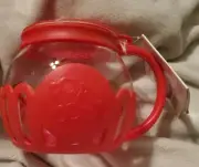 Ecolution Micro-Pop 1.5 Qt Microwave Popcorn Popper Glass - Color Red. New!
