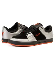 Fallen Footwear | Trooper - Silver/Black/Orange Fluro | Podium Supply Co.