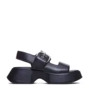 Vic Matie Chunky Buckle Platform Sandals 37,39.5,39 Black