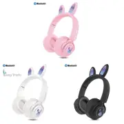HyperGear Bunny Tracks Wireless Light-Up Headphones with 10HRS Extended Battery