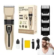 yupeuooe Cordless Hair Clippers Shavers | Electric Rechargeable Cordless Shaver for Hair Cutting,Professional Waterproof Shaving Kit, Edgers Liners for Mustache