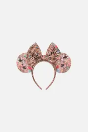 GIRLS HEADBAND WITH MINNIE MOUSE EARS MICKEY MANIA