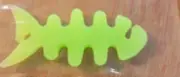 GuitarBoyZ Single Green Silicone Fish Bone Style Earbud Cable Cord Winder