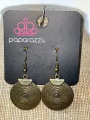 Paparazzi Jewelry Brasstone Fish Hook Earrings