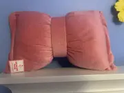 Target Bullseye's Playground Valentine's Day Pink Bow Pillow 14"L x 10"W New