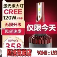 在飛比找Yahoo!奇摩拍賣優惠-爆款熱銷 LED大燈汽車120W11000流明遠近壹體H1 