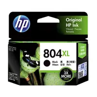 在飛比找PChome24h購物優惠-HP 804XL 高容量原廠黑色墨水匣 可印張數600張 /