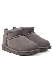 [UGG Kids] UGG Kids Classic Ultra Mini suede boots UK 13 grey