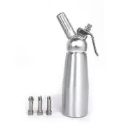 Cream Whipper Professional Cream Siphon Aluminum | Cream Dispenser, Including 3 Stainless Steel Decorative Nozzles Cream, Ice Cream And Much More