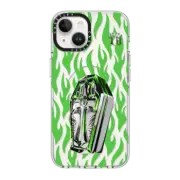 iPhone 14 Clear Case MagSafe Compatible Tyson Yoshi - Coffin in Green