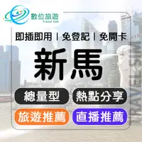 在飛比找PChome24h購物優惠-【數位旅遊】新馬上網卡15天．總量30GB｜新加坡、馬來西亞