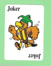 #D102. 1998 HAWTHORN HAWKS AFL PLAYING CARD JOKER