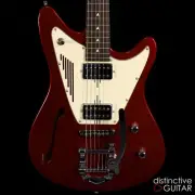 NEW MAGNETO GUITARS STARLUX SEMI HALLOW CANDY APPLE RED ELECTRIC GUITAR