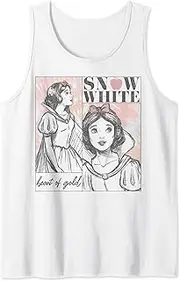 [Disney] Princess Snow White Heart Of Gold Panels Tank Top
