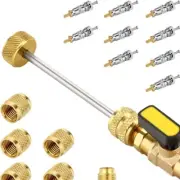 Air Conditioning Valve Core Removal Tool for R410A R22 AC 14 and 516 Ports