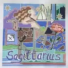 Doolittle Hand painted Needlepoint canvas Sagittarius astrological sign nov/dec
