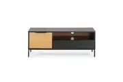 HomeStar Collen TV Stand Cabinet Entertainment Unit - Black