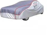 Car Tarpaulin for Pontiac Torrent|Heavy Duty Outside Garage Padded Anti-Hail Snow Rain Protector with Reflective Stripes Full Exterior Cover All Weather Scratch Breathable