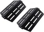 Replacement Heat Deflector for Weber Genesis 300 (2011 & Newer Model) Front Mounted Control Panels, Flavorizer Bar Heat Plate Replacement for 7622 (13 1/4" X 8 3/4") (2 Pack)