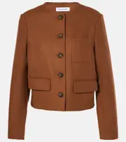 [Veronica Beard] Veronica Beard Lyssa wool-blend jacket AU 20 brown
