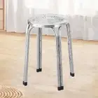 Stackable Stool Stainless Steel Round Bar Stool for Kitchen Classroom Indoor