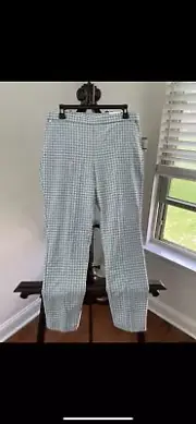 Brand New With Tags Anne Klein Slim Ankle Pants. Size XL. Checkered. MSRP $89