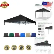 Water-Resistant 12x12 Canopy Top - Air Vent & UV Protection for Ultimate Comfort
