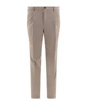 Belt-loop casual pants 48,50,52 light brown