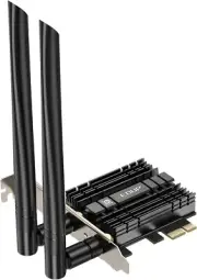 EDUP PCIE WiFi 6E Card AX210 Bluetooth 5.2 AX5400M 802.11ax Tri-Band - EP-9651GS