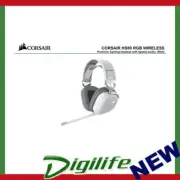 Corsair HS80 RGB Wireless White- Dolby Atoms, 50mm Driver, Ultra comfort, Hyper