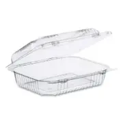 Dart C26UT1 StayLock 6" x 7" x 2.1" Hinged Lid Containers - Clear (250/CT) New