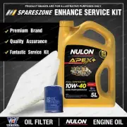 Wesfil Oil Air Filter + 10W40 Oil Service Kit for Mitsubishi 380 DB 3.8L V6 (for: Mitsubishi)